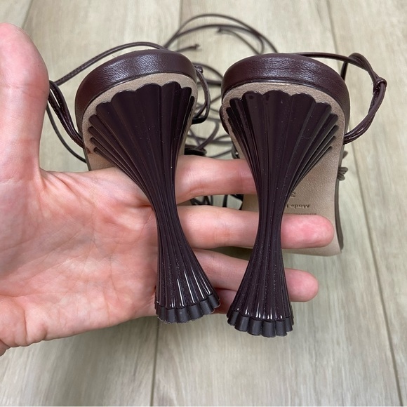 A’mmonde Atelier Kasia Sandal in Dark Oak - Picture 8 of 11